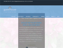 Tablet Screenshot of guesthousecenter.org